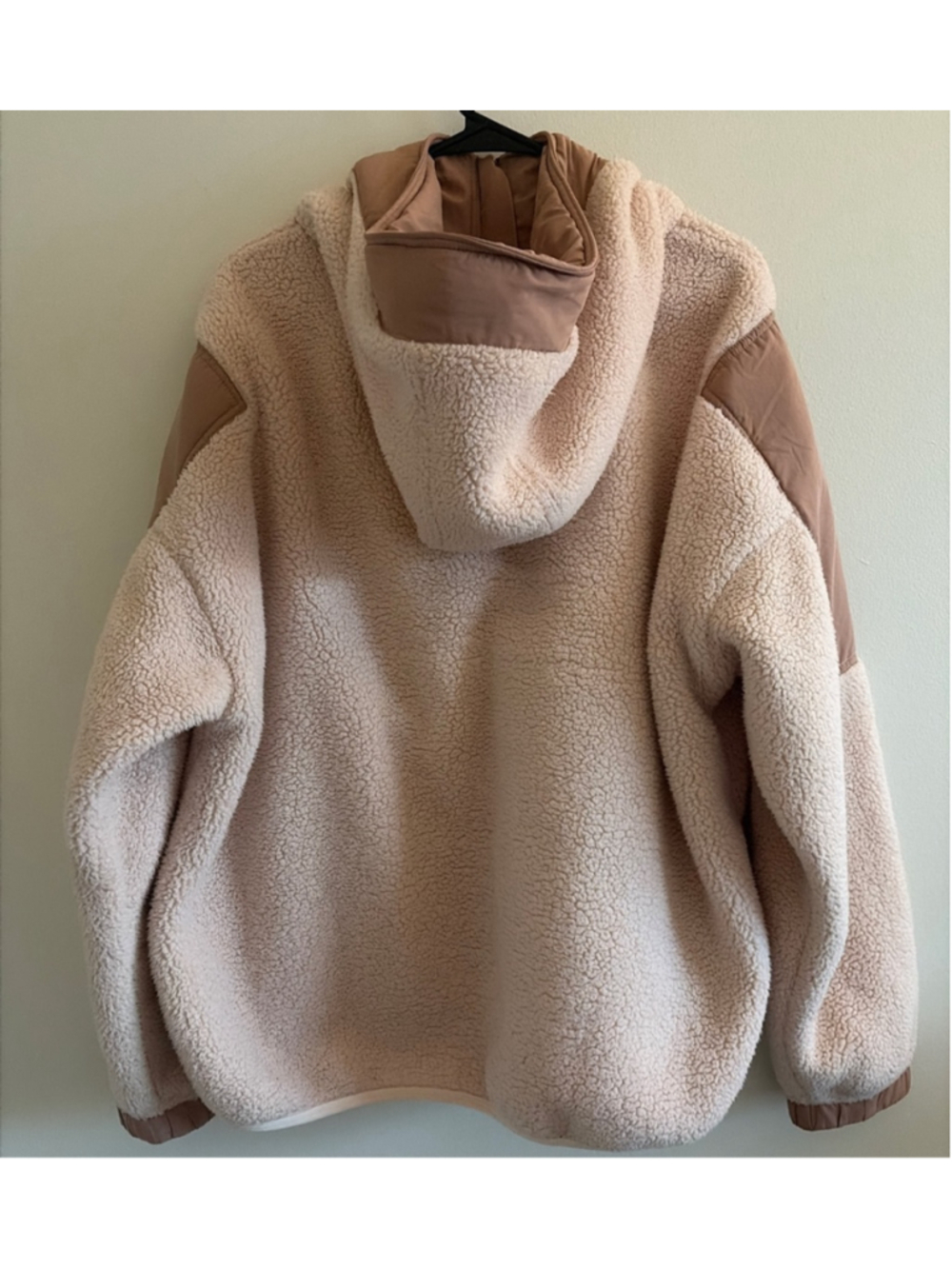 Free People Movement fleece 1/4 zip light pink size L - Picture 2 of 4